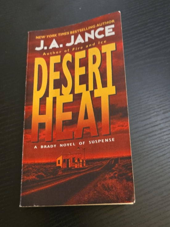 Other - J.A. Jance "Desert Heat" Paperback Thriller - Red & Yellow Cover
